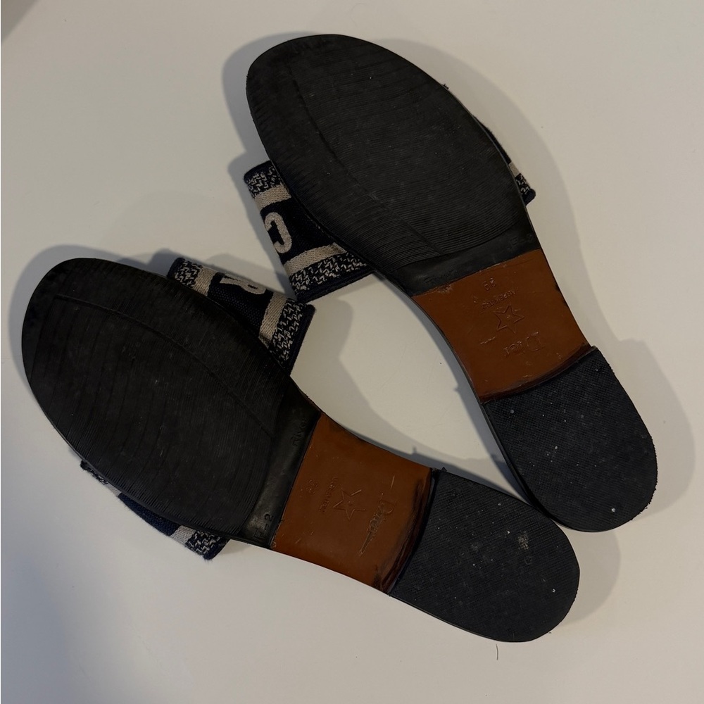 Dior Blue and Cream Women's Sandals - Picture 4 of 4
